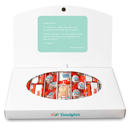 Mix Kinder Padrino/Madrina | Candybox | Caja Kinder Chocolate Padrino/Madrina